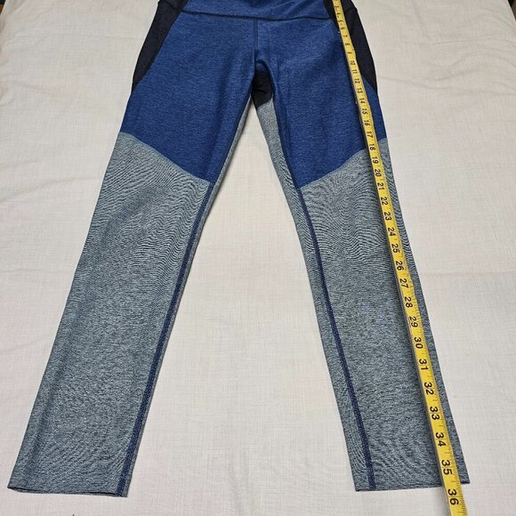 Outdoor Voices Tri Tone Women Leggings Size M Blue - Picture 9 of 13